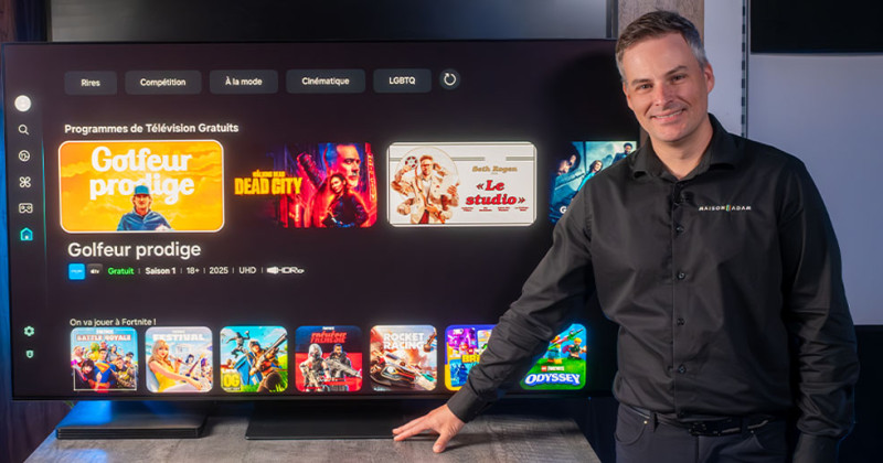 Vidéo de présentation : le téléviseur OLED 4K S95F de Samsung