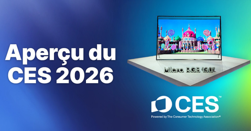 Aperçu du CES 2026 : la nouvelle technologie de téléviseurs RGB à l'honneur