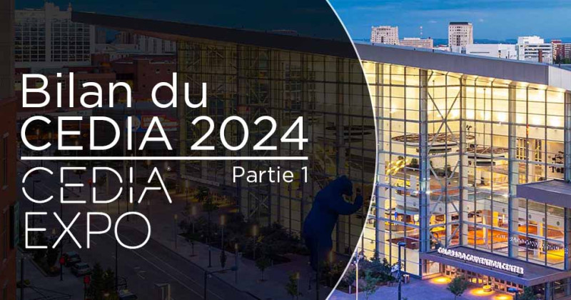 CEDIA 2024 - Partie 1 : Des projecteurs innovants et des nouveautés en audio