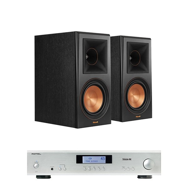 Ensemble stéréo Rotel A11 Tribute et Klipsch RP600M