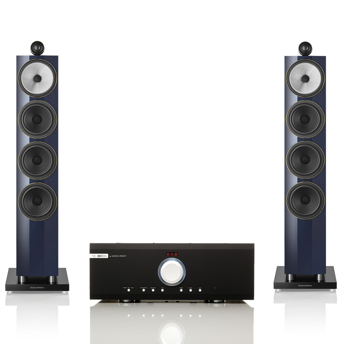 Ensemble stéréo Musical Fidelity M6SI500 et Bowers & Wilkins 702 S3 Signature