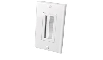 Vanco VA120817X | Plaque murale avec brosse blanche Vanco VA120817X | Plaque murale avec brosse blanche