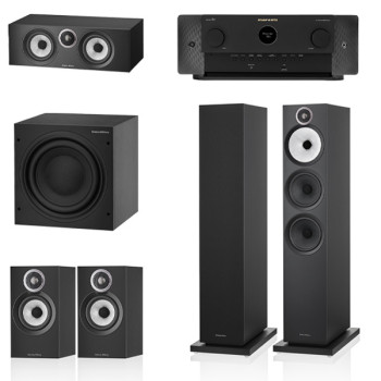 Ensemble de cinéma maison 5.1 Marantz - Bowers & Wilkins | Cinema 50 et Serie 600 S3 Ensemble de cinéma maison 5.1 Marantz - Bowers & Wilkins | Cinema 50 et Serie 600 S3