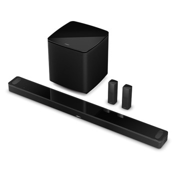 Ensemble barre de son Bose avec caisson de basses et haut-parleurs arrière | Soundbar Ultra, Bass module 700 et Surround 700  Ensemble barre de son Bose avec caisson de basses et haut-parleurs arrière | Soundbar Ultra, Bass module 700 et Surround 700