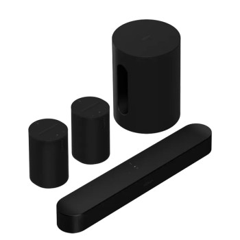 Barre de son avec caisson de basses et arrières Sonos | Beam, Mini Sub et Era 100 Barre de son avec caisson de basses et arrières Sonos | Beam, Mini Sub et Era 100