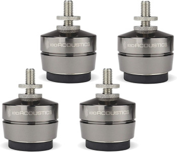 IsoAcoustics GAIA-III | Pieds d'isolation acoustique pour haut-parleur de plancher (Ensemble de 4) 