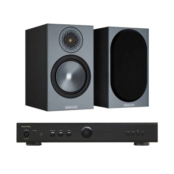 Ensemble stéréo Rotel - Monitor Audio | A10MKII et BRONZE50 