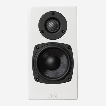 Haut-parleurs d'étagère KIN By Totem | KIN One Blanc satiné - Boîte ouverte 