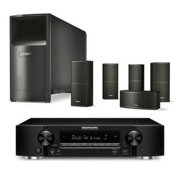 Ensemble cinéma maison 5.2 | Marantz NR1510 et Bose AM10V 