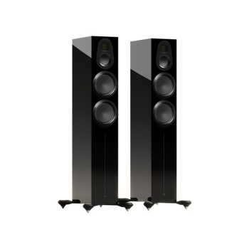 Haut-parleurs de plancher Monitor Audio | Gold 300 6G Noir lustré (Paire) 