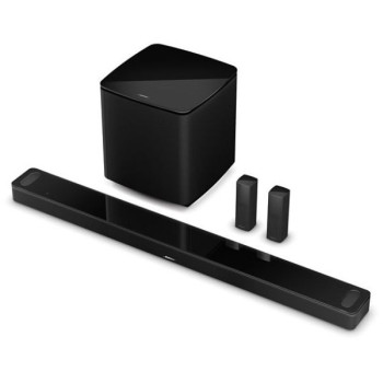 Ensemble barre de son Bose avec caisson de basses et haut-parleurs arrière | Soundbar 900, Bass module 700 et Surround 700 