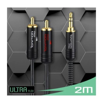 Câble Mini-jack à 2 X RCA Ignition Pro | M2RCA2M (2M) Câble Mini-jack à 2 X RCA Ignition Pro | M2RCA2M (2M)