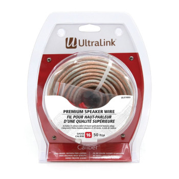 Ultralink ULS1650 | Câble à haut-parleur 16 AWG 50 pieds  Ultralink ULS1650 | Câble à haut-parleur 16 AWG 50 pieds