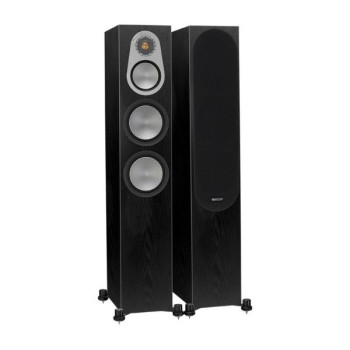 Haut-parleurs de plancher Monitor Audio | Silver 300 Chêne Noir (Paire) 