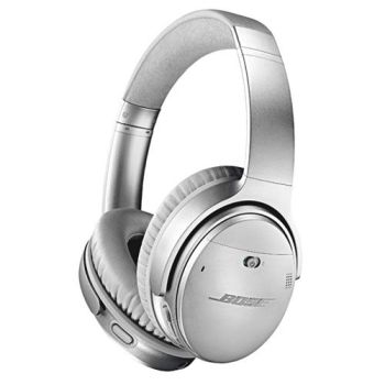Casque d'écoute Bluetooth à réduction de bruit Bose | QuietComfort 35 II Argent 