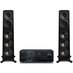Ensemble stéréo Yamaha et Paradigm | R-N2000 et Founder 100F 
