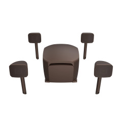 Système Audio Extérieur Klipsch | Courtyard 4.1 