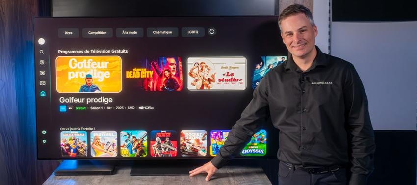 Vidéo de présentation : le téléviseur OLED 4K S95F de Samsung