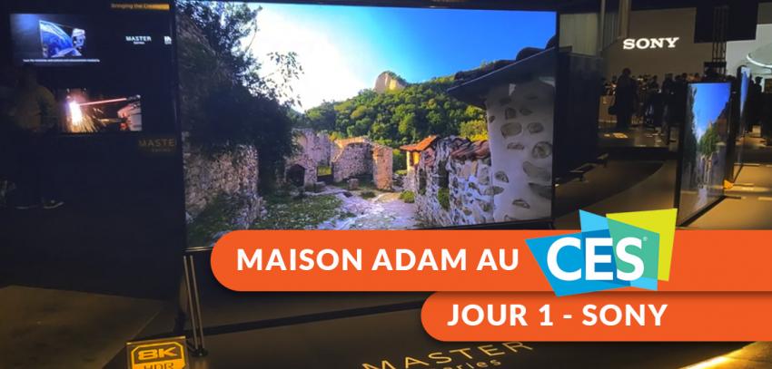 Maison Adam au CES 2020 - Le 8K DEL et le 360 Reality Audio de Sony - Jour 1