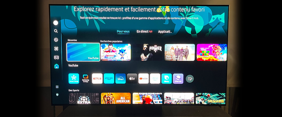 Téléviseur Samsung QD-OLED 4K S95D