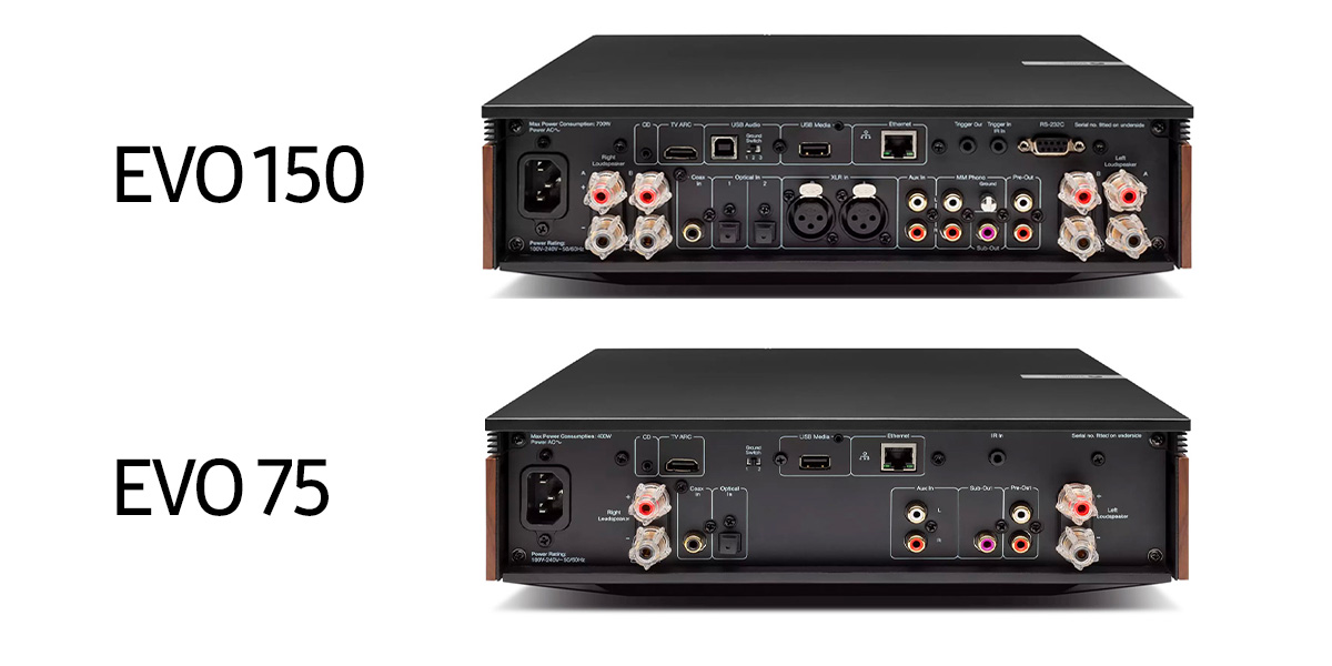 Amplificateurs de streaming Evo 150 EVO75 par Cambridge