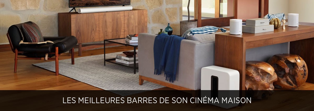 Bandeaux Barres de son cinéma maison