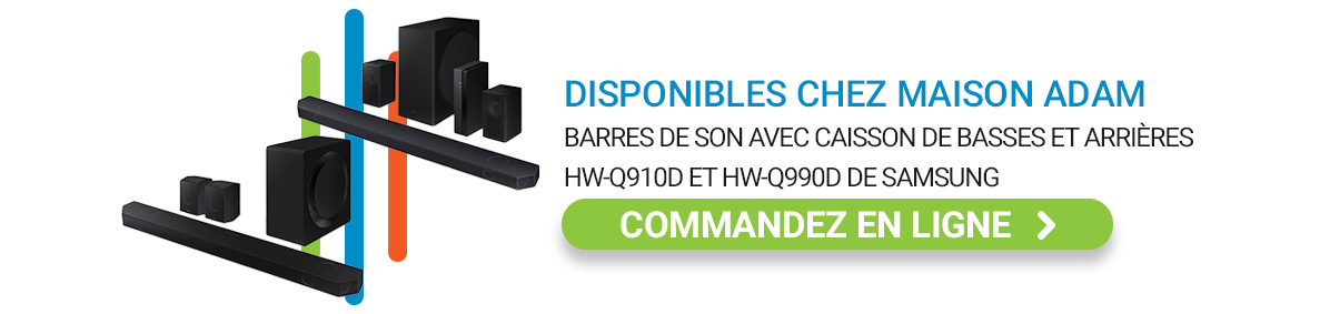 Barres de son HW-Q990D et HW-Q910D