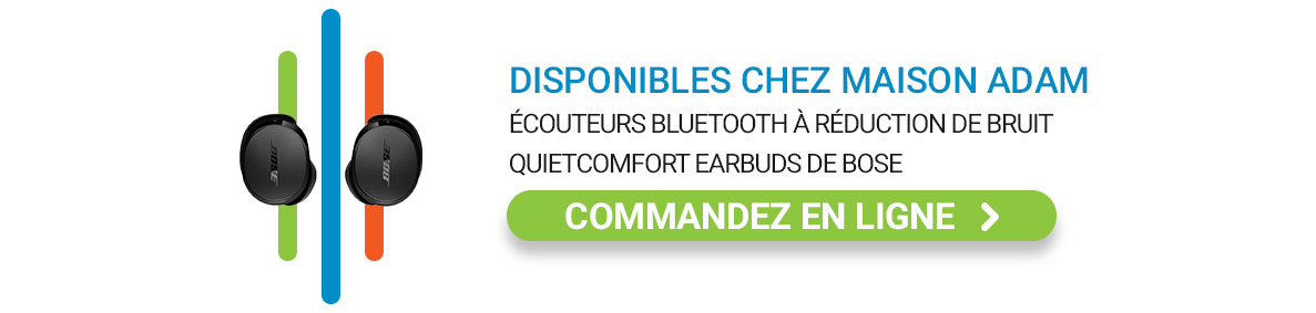 Écouteurs Bluetooth à réduction de bruit Bose