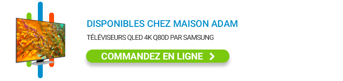 Téléviseur Samsung QLED 4K Q80D