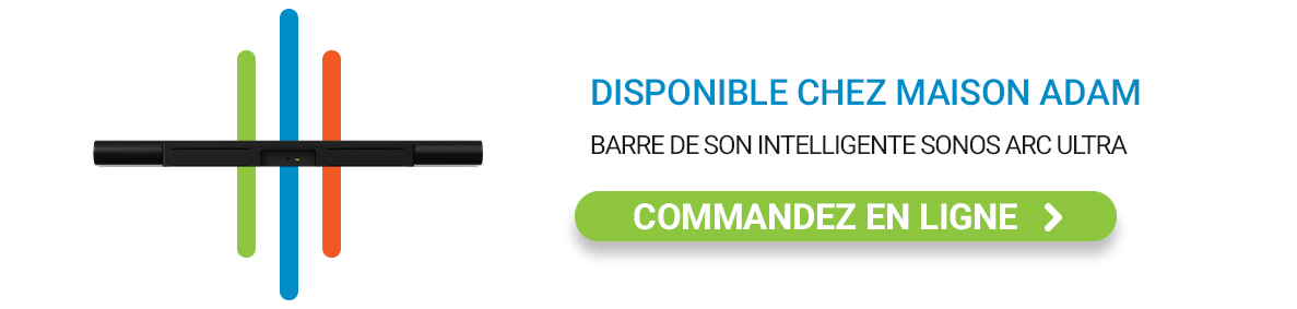 Barre de son intelligente Sonos Arc Ultra