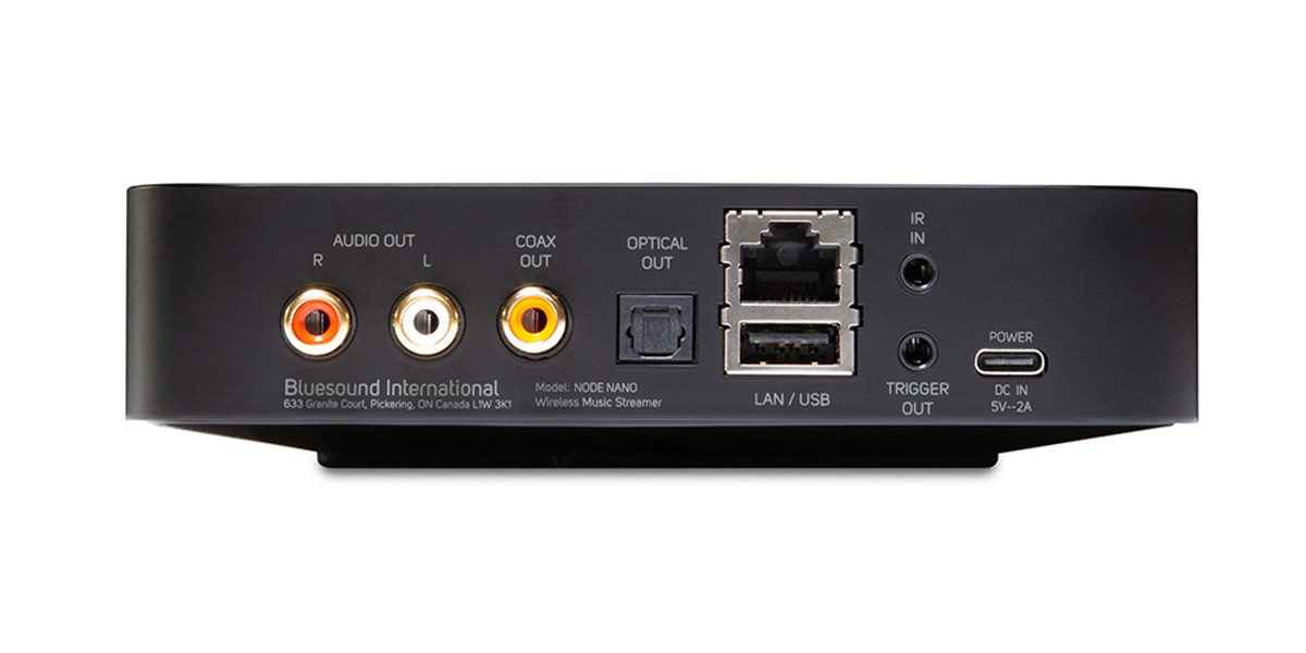 lecteur réseau audio Bluesound NODE NANO