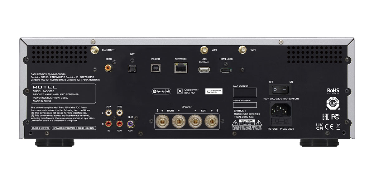 Amplificateur réseau intégré Rotel | RAS-5000