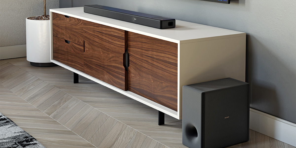 Barre de son avec caisson de basses Sony HT-A5000 et SA-SW3