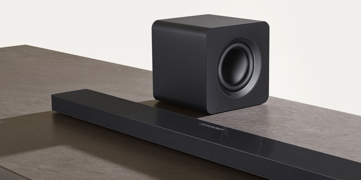 Barre de son Samsung avec caisson de basses | HW-QS700F