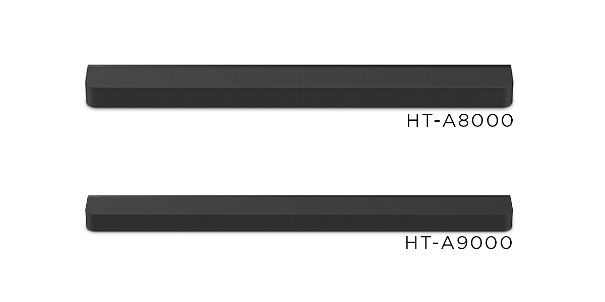 Barre de son Sony HT-A8000 et HT-A9000