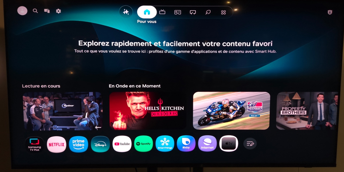 Téléviseur RGB 4K Samsung R85H
