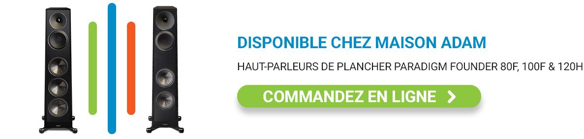 Haut-parleurs Paradign Founder 100F Haut-parleurs Paradign Founder 80F, 100F & 120H