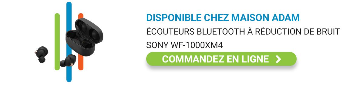 Écouteurs Bluetooth Sony WF-1000XM4