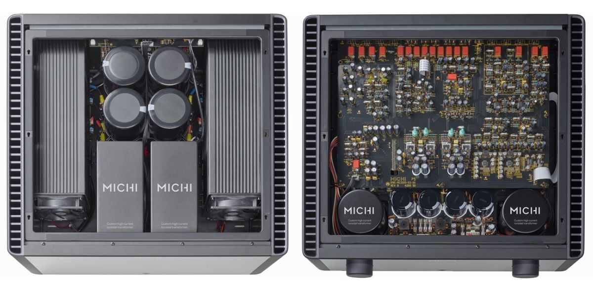 Amplificateur de puissance stéréo Michi S5 et P5