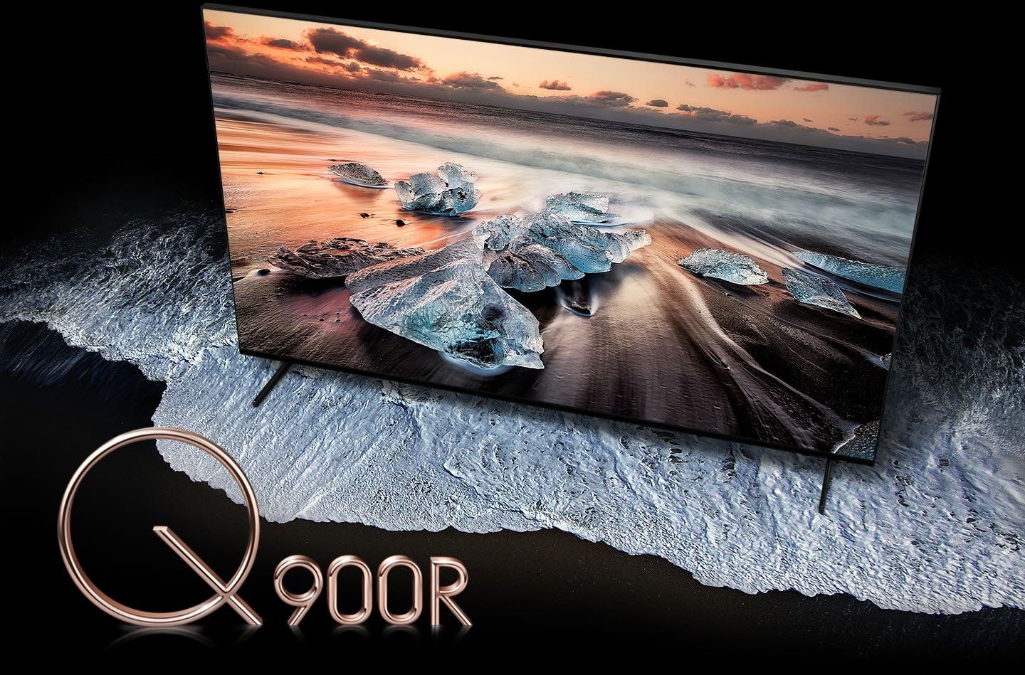 La haute résolution du téléviseur Samsung Q900R.