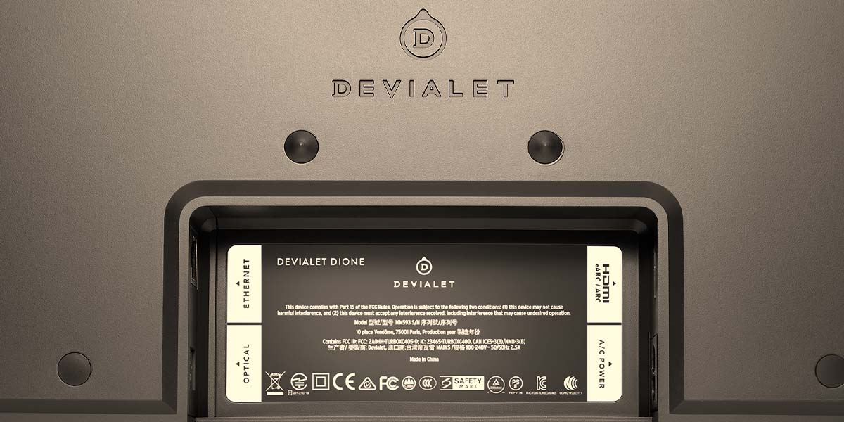 Barre de son Devialet Dione