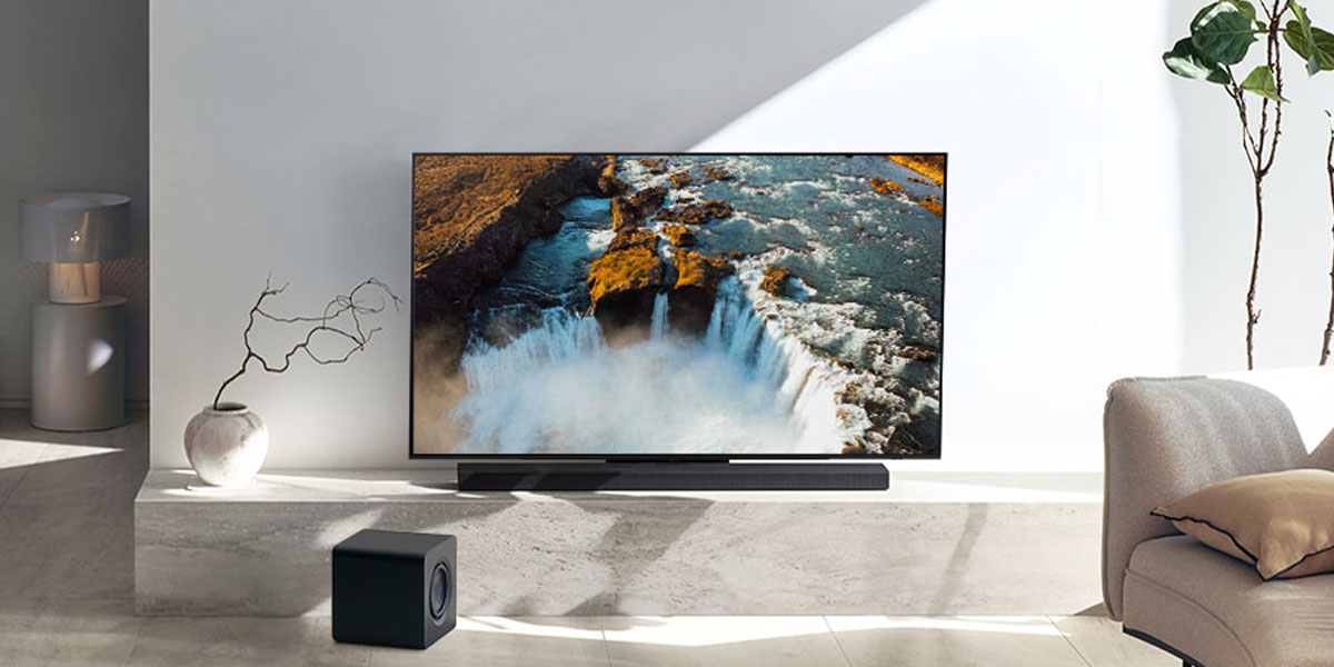 Barre de son Samsung avec caisson de basses | HW-QS700F