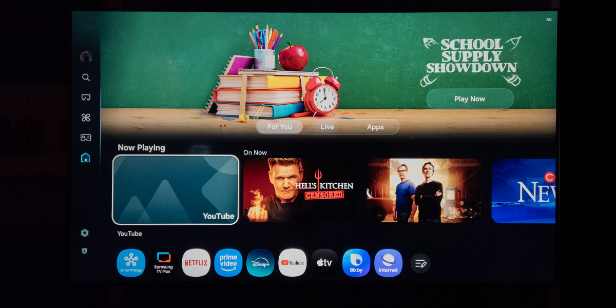téléviseur QLED Q8F de Samsung