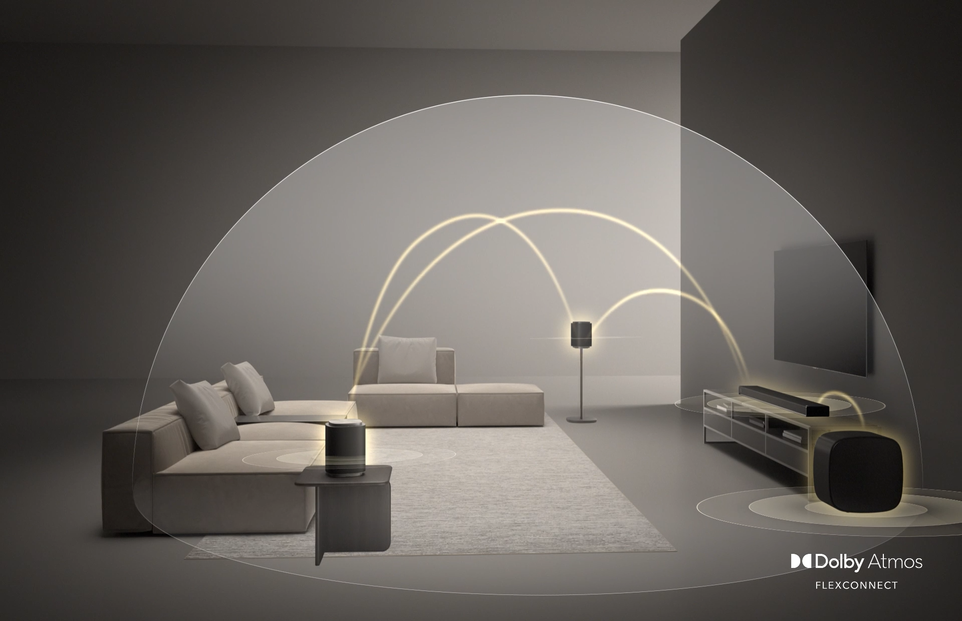 Dolby Atmos FlexConnect sur la barre de son LG H7