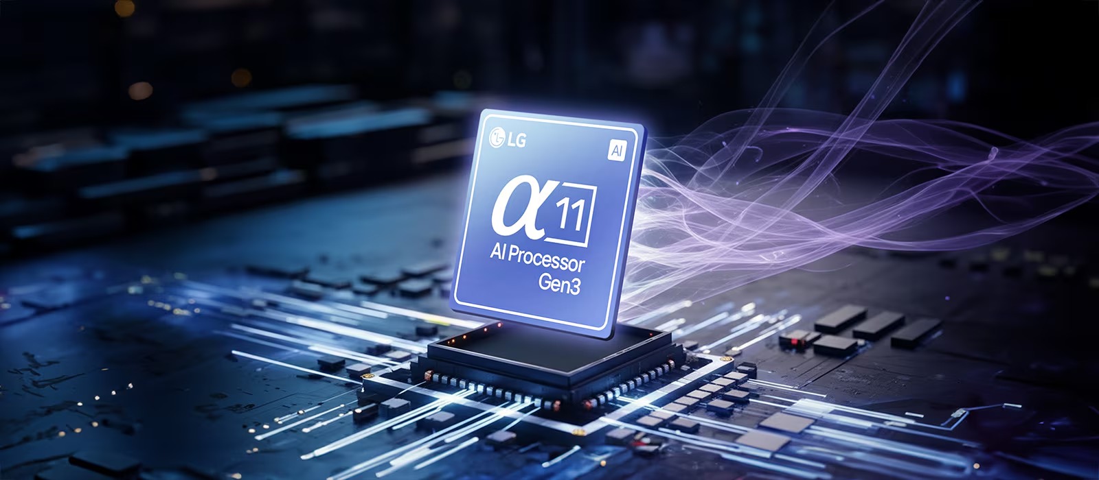 Processeur AI Alpha 11 Gen 3 de LG