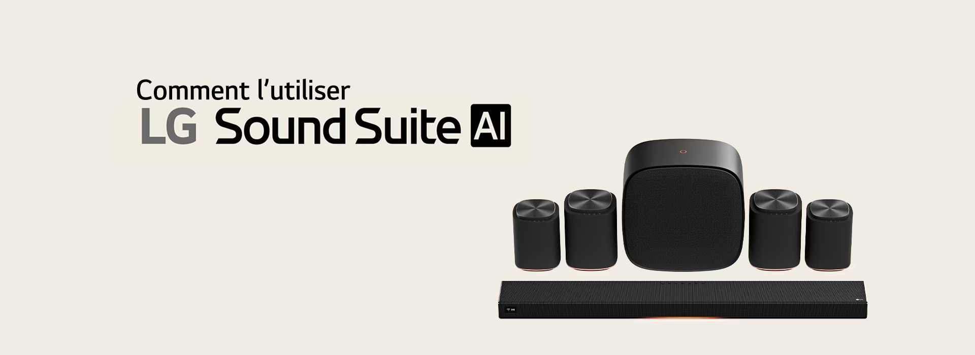 LG H7 combinée avec d’autres produits Sound Suite