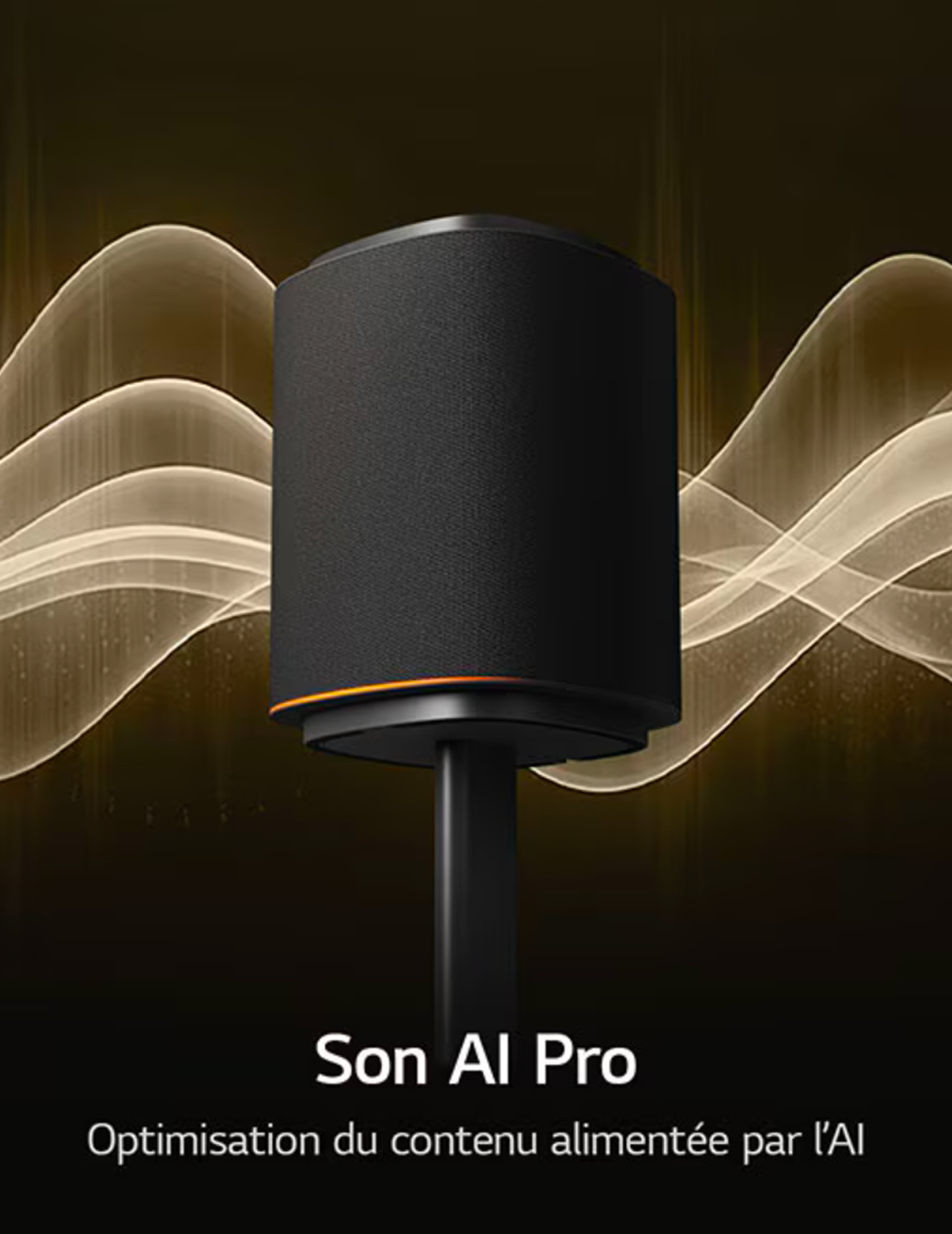 Technologie Son AI Pro du haut-parleur LG M5
