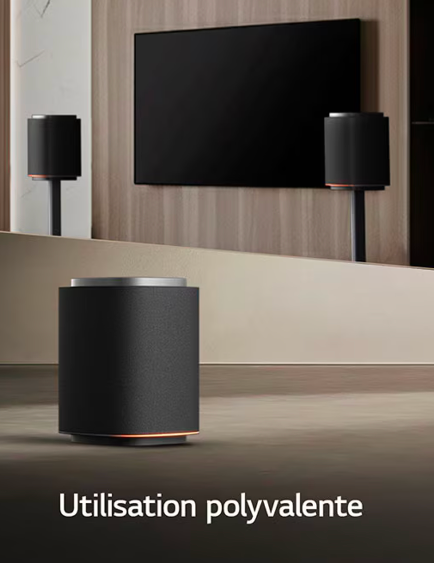 Utilisation polyvalente du haut-parleur LG M5