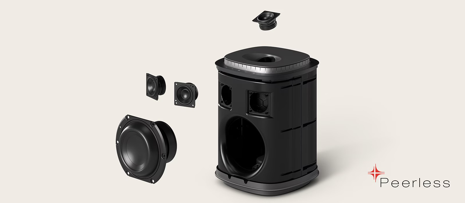 Audio spatial du haut-parleur LG M7 inspiré par Peerless