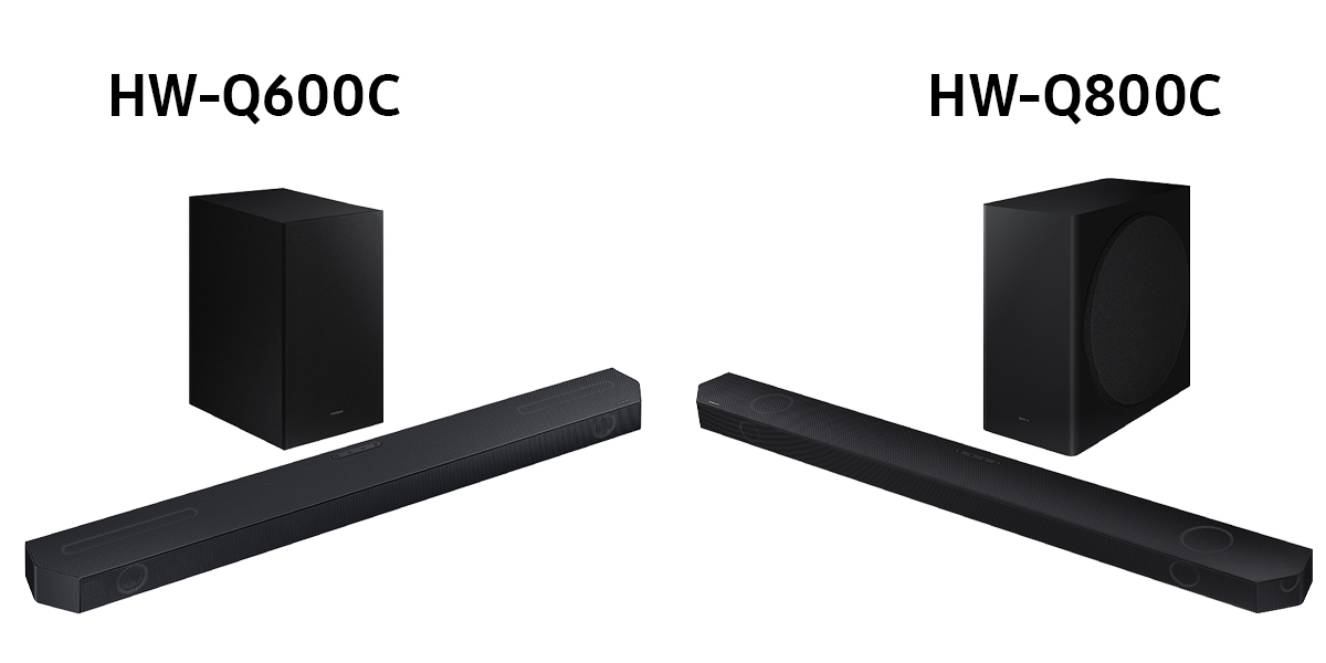 Barres de son Samsung HW-Q800C et HW-Q600C